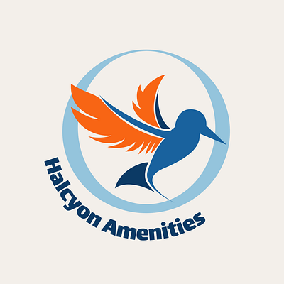 Halcyon Amenities Fliers branding graphic design logo