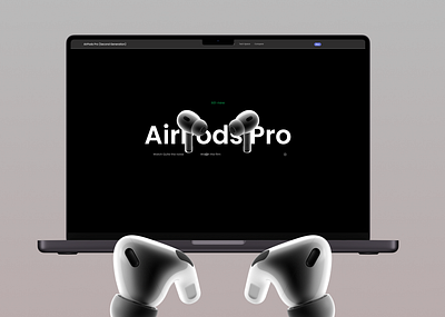 Airpods pro website redesign airpod airpods pro ui