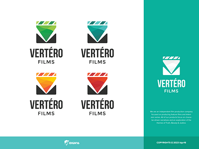 Vertéro Films adobe illustrator arts design designs entertainment films graphic design graphics illustrator logo logo designs logo idea logo inspiration production