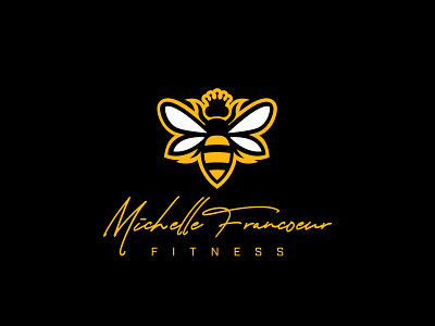 Michelle Francoeur Fitness brand branding design identity illustration illustrator logo sports vector