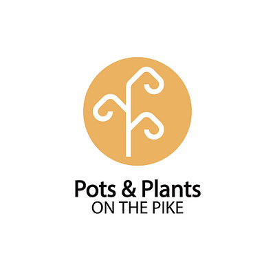 pots and plants logo design branding graphic design icon logo plant logo pot logo