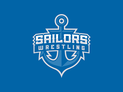 Sailors Wrestling Logo brand branding design identity illustration illustrator logo sports vector