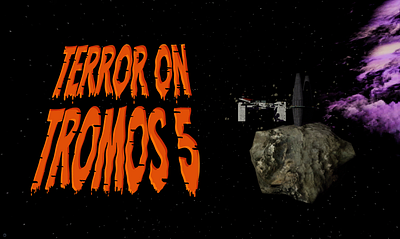 Terror on Tromos 5 3d branding graphic design