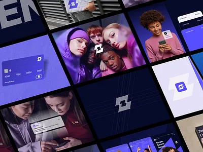 ZZEN - Finance Visual Identity brand brand identity brandbook branding card design finance finance app finance logo fintech gen z graphic design identity logo logo design social media visual visual identity