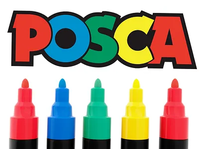 Pen Posca-Blender 3D 3d blender designer 3d graphic design photoshop posca