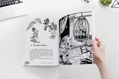 Book Layout book graphic design kid story layout magazine type setting