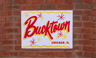 Bucktown - Sign Painting chicago design hand painted sign sign painting signs typography