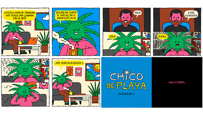 CHICO DE PLAYA comic comics procreate