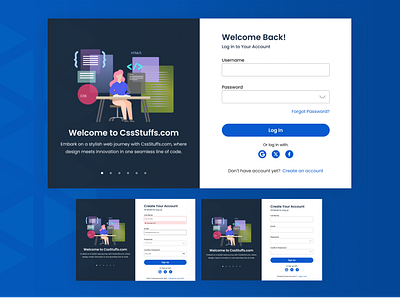 Web Login / SignUp page design design login login and signup ui login page signup and login page design signup page ui we login and signup page