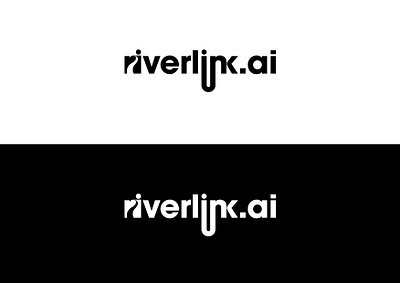 Logo for riverlink.ai branding graphic design logo ui