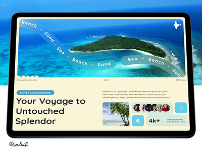 Lakshadweep Design Odyssey: Crafting Digital Paradise UI paradisewebdesign