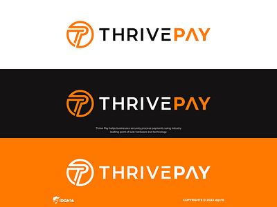 Thrive Pay adobe illustrator business consulting design designs graphic design graphics illustrator logo logo concept logo designs logo idea pay payments vector