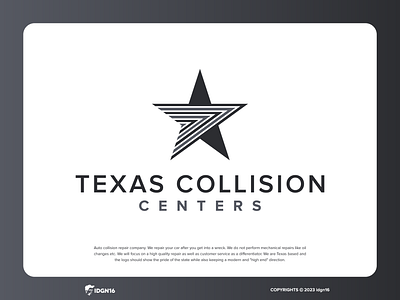 Texas Collision Centers adobe illustrator auto automotive design designs graphic design graphics illustrator logo logo concept logo designs logo idea repair vector