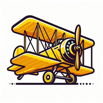 Airplane airplane icon illustration