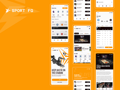 Get your live match score with Sport FG ui