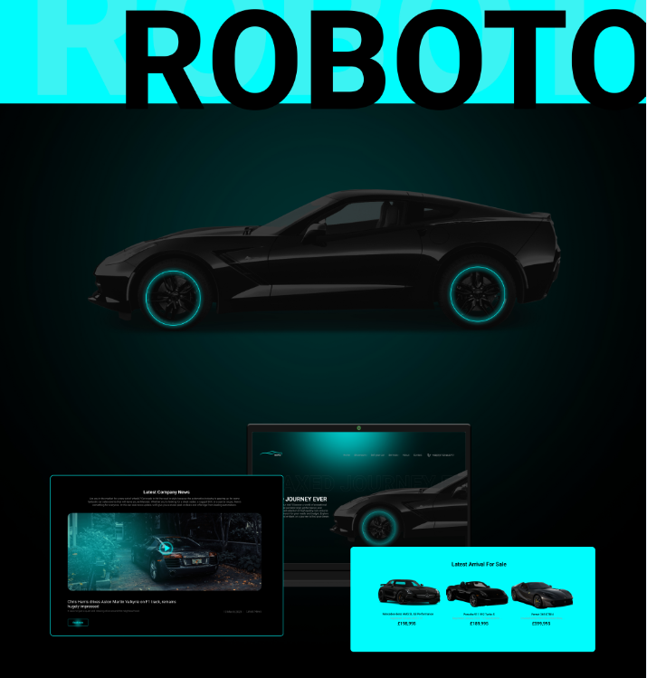 Cars website design