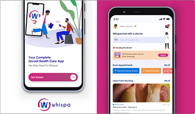 Whispa mobile app revamp illustration product vision ux design