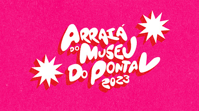 Arraiá no Museu do Pontal 2023 art branding cultural design festival graphic design illustration logo logo animation