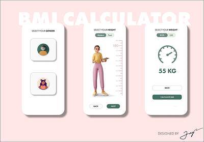Day 4- BMI calculator app day4uichallenge ui
