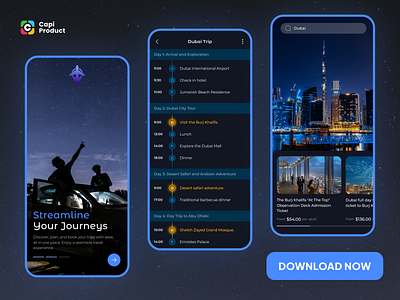 Travel Planner App - Minimal Style app app design creative darkmode design minimal style minimalism mobile mobile app mobile app design travel app travel planner app ui