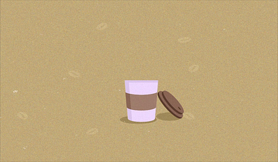 Morning Coffee 2d motion after effects animation design graphic design illustration illustrator motion graphics vector