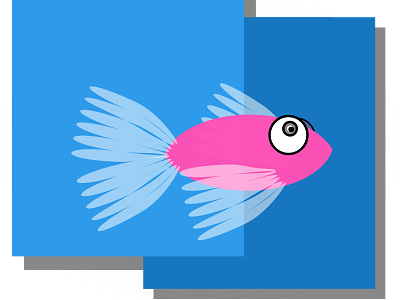 pink fish doodle fish illustration pink pink fish shunte88 vector