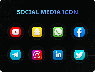 Social Media Icon app branding creative design design mind graphic design illustration