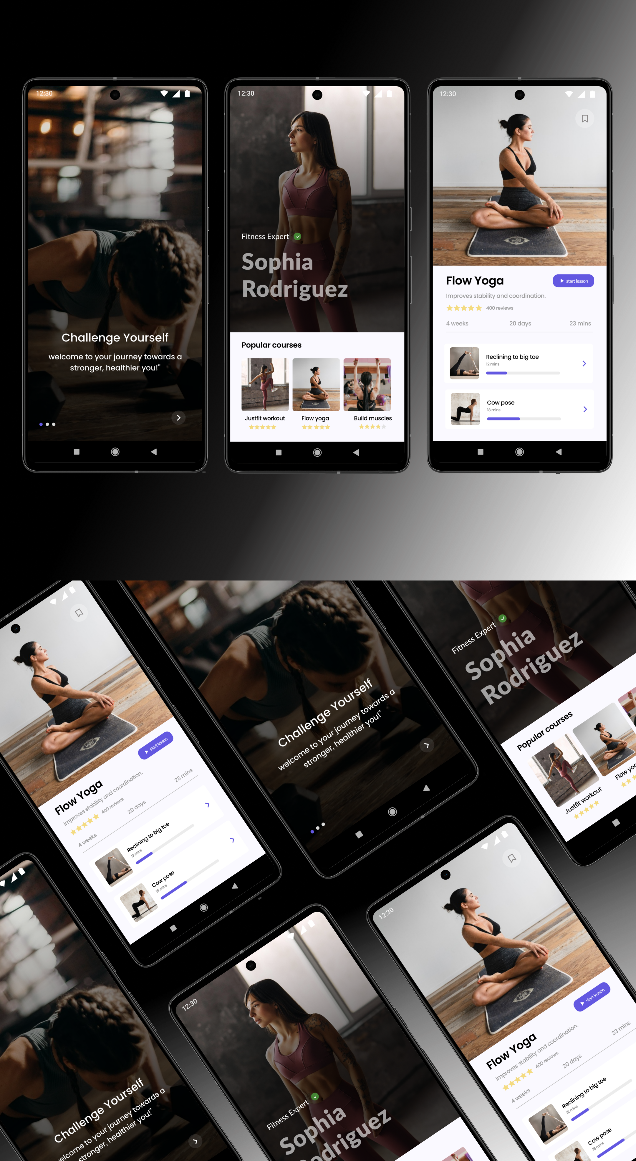 Fitness App ui ux
