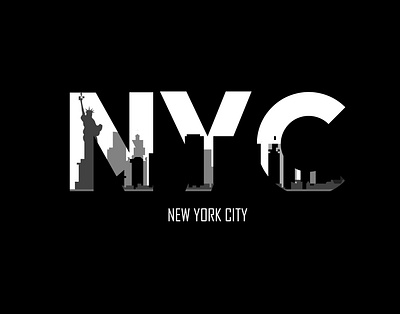 New York City typography t-shirt design graphic design illustration logo minimalist minimalist t shirt design t shirt design typography t shirt design