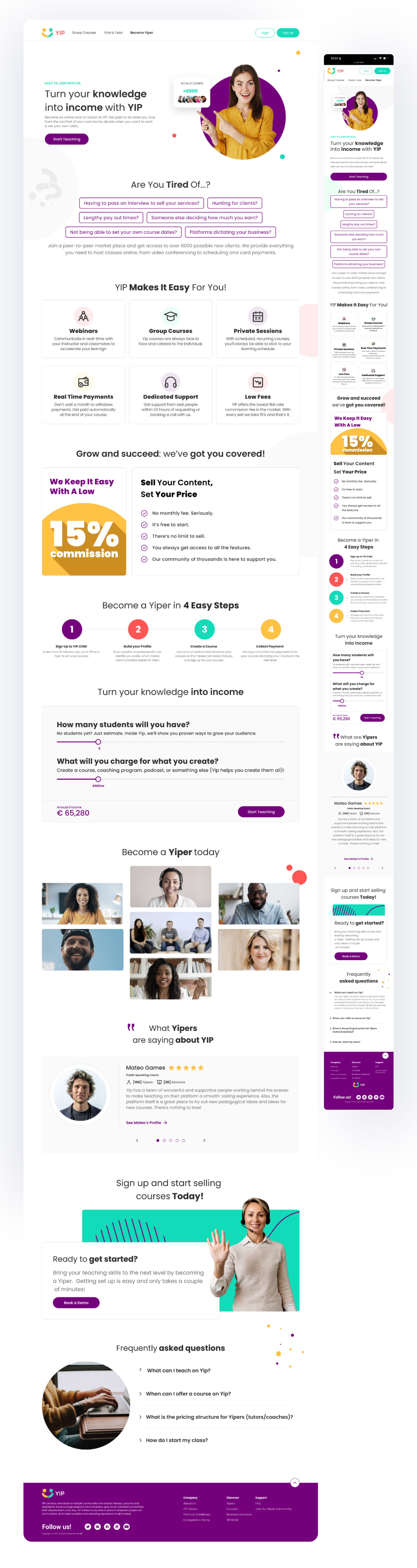 Become a Tutor Landing page become a tutor landingpage tutor ui ux