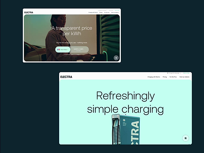 Electra Website - Focus Ui elements animation born branding charging design electric graphic design motion graphics scroll ui ux web website