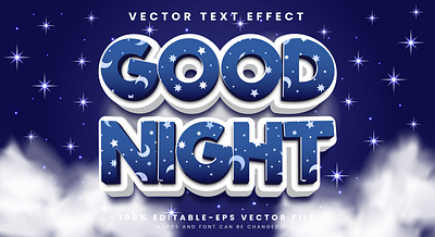 Good Night 3d editable text style Template 3d text effect dark city dark secrets dreamland good night text graphic design late night mid night moon vibes moonlight night pattern nightlife nightmare peaceful dreams sky theme sleep day suspense sweet dreams thriller vector text mockup