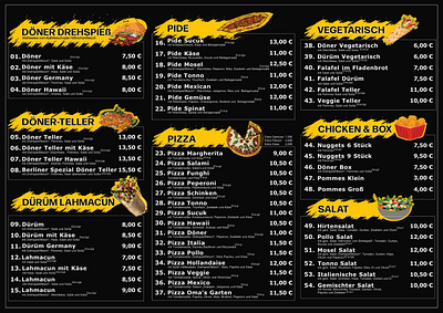 Menu Design design menu