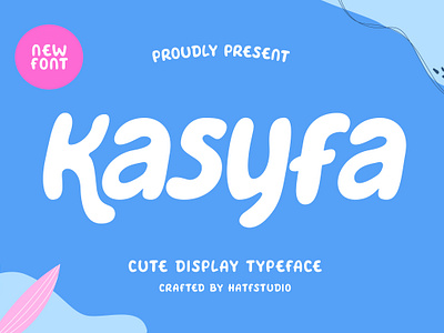 KASYFA branding children clothing cute decorative display handmade invitation joyful kasyfa kid label logo merchandise playful poster souvenir typeface typography unique