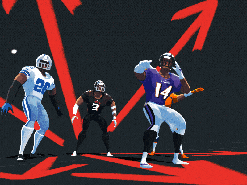 NFLPA Player's All-Pro Team 3d all pro american animation c4d design football nfl sport teams