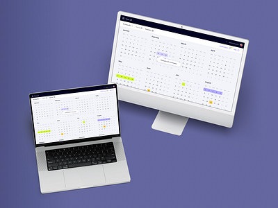 Carepack—User's Time Off Calendar app corporate design figma hr mobile platform time off ui uiux ux web
