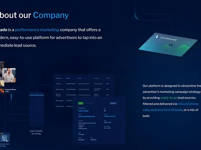 Animated "About Us" Page | Digital marketing animated landing page branding landing page lead generation marketing landing page