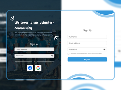 UI/UX Web Sign In and Sign Up dailyui uisignin uisingup uiuxweb webpage