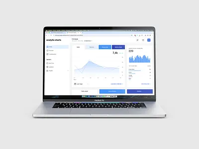 Analytic charts analytic charts charts clean desktop device graphic design inspiration interface design minimal mockup responsive trend ui design