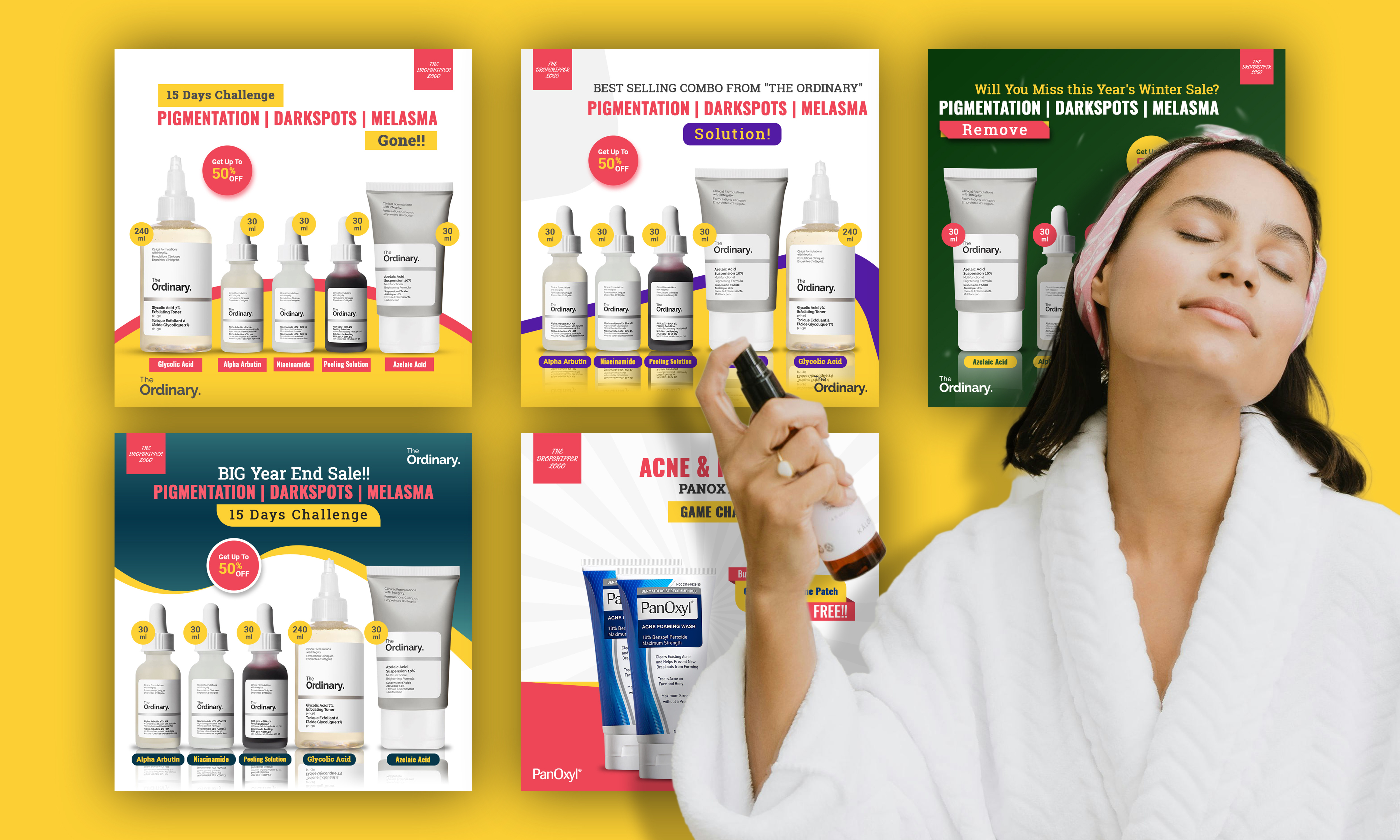 Social media post: skin care shopify | dropshipping banner ads banner ads beauty product corporate banners cosmetic dropshipping ecommerce facebook ad facebook post google ad banner instagram ad instagram post shopify skincare social media ads social media banner social media design social media pack visual design web banner ad woocommerce