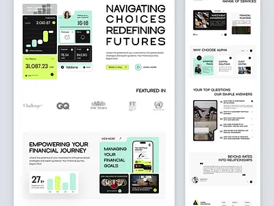 Alpha Corporation - Investments analyitcs bank clean concept finance investment minimal modern money ui uidesign ux wallet webdesign