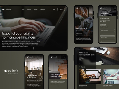 Corporate Website Design Concept app concept corporate design graphic design mobile app site ui website