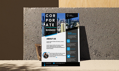 Corporate Flyer Design agency branding business corporate design flyer graphic design
