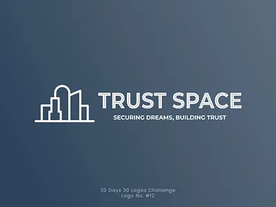 Trust Space | Real Estate Logo art branding building design graphic design illustration logo logo design logos minimal minimal logo modern logo outline outline logo real estate real estate broker real estate logo simple trust space ui