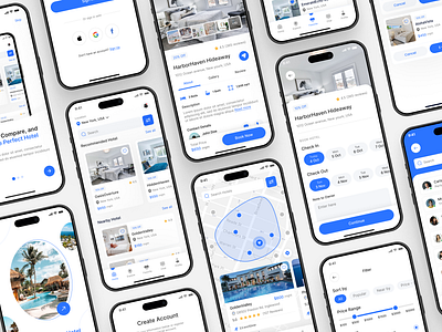 Hotel Booking App UI Design | Hotel Reservation App UIUX Design android app app design app developer app ui design figma hire ui ux designer hotel app hotel booking app hotel mobile app insightlancer ios ui ui design uiux uiux design user experience user interface ux