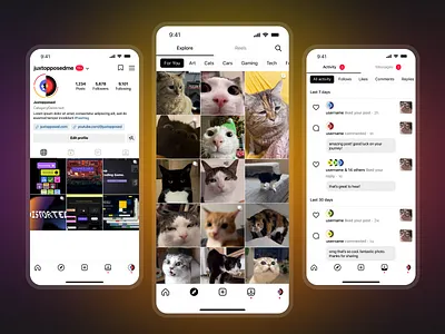 Instagram Redesign instagram instagram redesign redesign ui redesign
