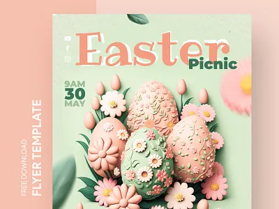 Easter Flyer Free Google Docs Template advertisement design docs easter easter flyer flyer flyer design flyer template flyers free google docs templates free template free template google docs google google docs google docs flyer template handout leaflet template