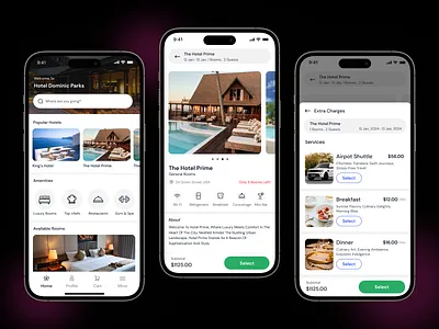 Qlo Hotel App Builder app app design booking app booking application design design webkul hotel hotel app hotel app ui hotel app ui design qlo qlo app qlo hotel app qloapps ui ui ux user interface ux webkul webkul design