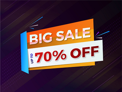 Big Sale Banner Design banner design templates banner idea banner template branding design graphic design illustration sale banner sale design