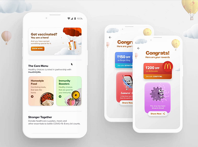 Get Jab Win Rewards animation behance design dribble figma figma animation interaction prototype ui ui interaction userinterface ux webdesign